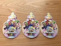 スーパーマリオ 5周年記念 ステッカー 3枚セット