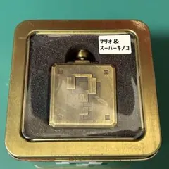 スーパーマリオ 懐中時計 クエスチョンブロック 任天堂 動作未確認