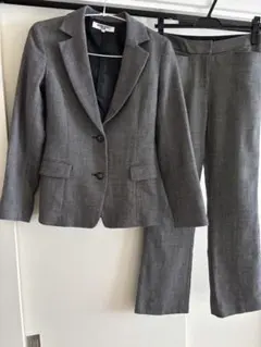 NATURAL BEAUTY BASIC パンツスーツ　ブラック　S ウール