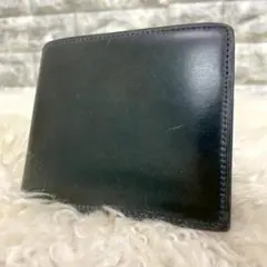 美品　YUHAKU　ユハク　レザー　2つ折り財布のサムネイル