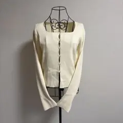 【新品未使用】AMERICAN HOLIC アイボリー スクエア カーディガン