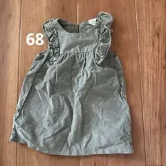 H&M コーデュロイ ワンピース 68cm