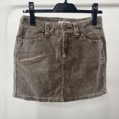 【12月処分】 C.O.L.Z.A コーデュロイ タイトスカート ブラウン