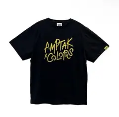 AMPTAK x COLORS Tシャツ 黒　けちゃくん AMPTAK x COLORS Tシャツ 黒 けちゃくん AMPTAK x COLORS Tシャツ 黒 け