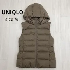 ◆ UNIQLO ユニクロ フード ダウン ベスト ジャンパー M