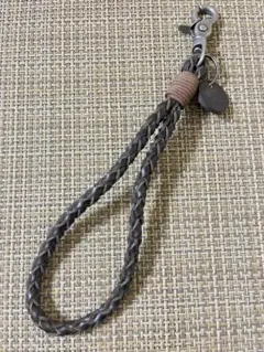 RRL ダブルアールエル 編み込みレザー キーホルダー ラルフローレン