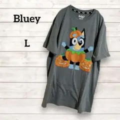 ハロウィンTシャツ 【L】 グレー 【Bluey ブルーイ】 新品