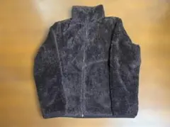 UNIQLO ファーリーフリースフルジップジャケット　ダークブラウンL