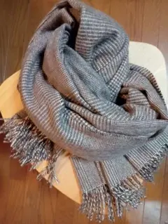 新品・未使用】カシミヤ100☆大判ブランケット☆本場ネパールから 