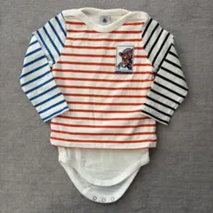 PETIT BATEAU ボーダー 長袖Tシャツ 12m