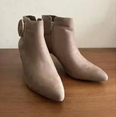新品　ショートブーツ スエード LL