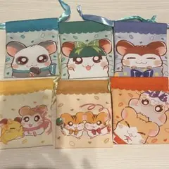 とっとこハム太郎 プチ巾着 6点セット