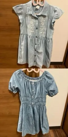 デニムワンピース2着セット