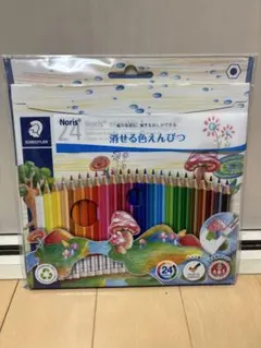 新品　STAEDTLER Noris 消せる色えんぴつ 24色セットのサムネイル