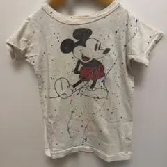 デニムダンガリー ミッキーTシャツ　110のサムネイル