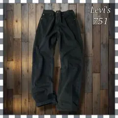 Levi'sユーロリーバイス 751 ストレート デニム ジーンズW34