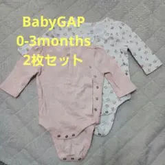 BabyGAP　長袖ロンパース　50-60