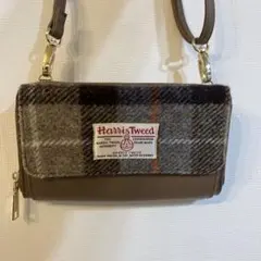 Harris Tweed チェック柄ショルダーバッグ 新品未使用