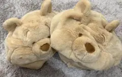 ディズニー プーさん ファンキャップ ベージュ 淡色 ペア 2個セット