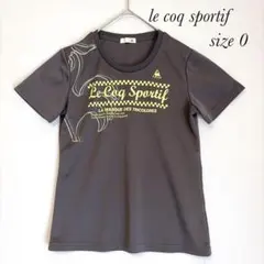 ルコックスポルティフ 半袖 スポーツ 速乾 Tシャツ グレー a0774のサムネイル