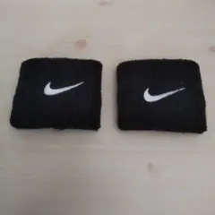 Nike 黒 リストバンド 2個セット