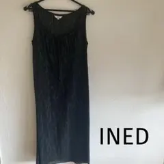 INED イネド ワンピース 黒 ロングワンピース ブラックドレスのサムネイル
