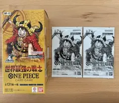 ワンピースカードゲーム OP-17 世界最強の戦士 1BOX プロモ付 - メルカリ