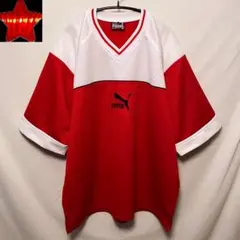 希少古着 三菱重工業 両面でかロゴ ポリエステルスポーツ素材Tシャツ 