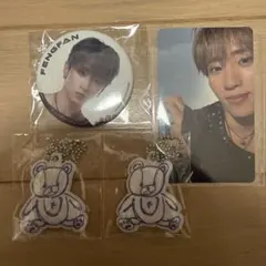 INI 許豊凡 トレカ キーホルダー 缶バッジセット