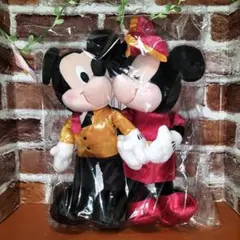 ディズニー　ミッキー＆ミニー　ペア　ぬいぐるみ