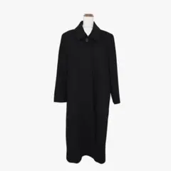 SARUN カシミヤ100% ロングコート ブラック（M〜L）日本製 高級感
