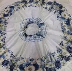 フラワープリント サーキュラースカート丈58cm