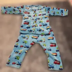 車両柄フリースベビーパジャマ