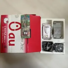 u*）様 ハローキティ　ガラケーhello kitty超希少キティ　携帯電話 C ハローキティ 超希少キティ Hello Kitty 携帯電話 本体のみガラケー