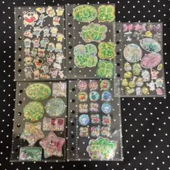 セリア　amifa シール　まとめ売り　しんちゃん　カプセル　ウォーターシール