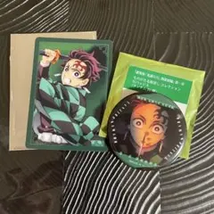 劇場版　鬼滅の刃　無限城編　竈門炭治郎　缶バッチA 箔押しランダムカード