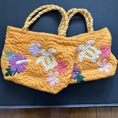 ハワイアンキルトトートバッグ