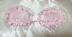 ロリータ ピンクリボン ハンドメイド