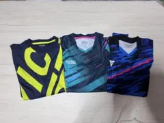 VICTAS 卓球ウェア L ネイビー/青/ピンク