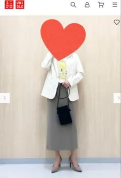 ひとみ1様 専用 ユニクロ　ストレッチダブルフェイスナロースカート＋(丈短め)