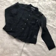 JUNKO KOSHINO キッズ　130 長袖シャツ　シースルー　シワ加工のサムネイル