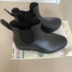 ブラック ゴム製 レインブーツ