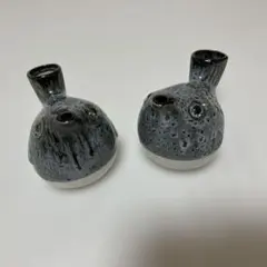 鶏 貫入 陶器製 置物 昭和レトロ - メルカリ