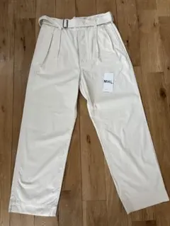 【新品未使用】マーガレットハウエル ホワイト トラウザーズ MHL