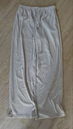 GUリブプルオンパンツМ　白、黒２枚セット