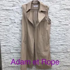 《値下げ》新品！アダムエロベ　トレンチ　ジレ