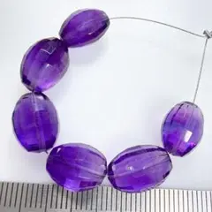 高品質＊アメジスト＊オーバルカットo11