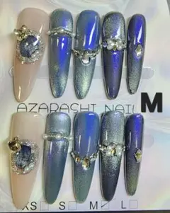 【M-253】グラデーションネイルチップ Mサイズ