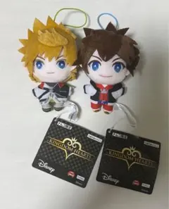 キングダムハーツ　マスコット　ぬいぐるみ　ソラ　ヴェントゥス