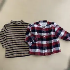 無印良品　ベビー　トップス　ロンT 80センチ